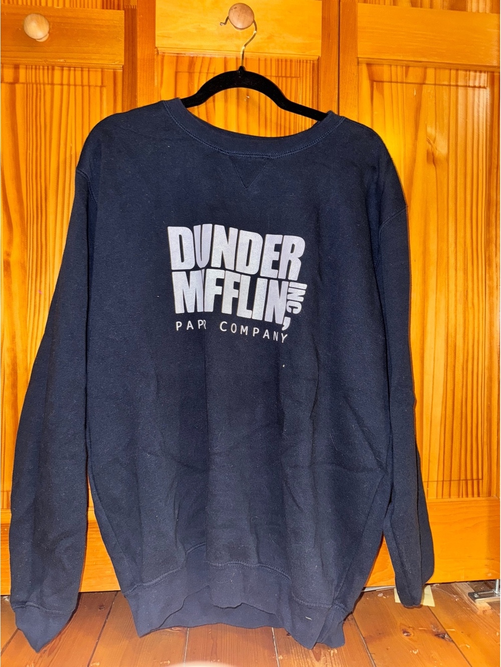 Dunder Mifflin Paper Company navy sweatshirt